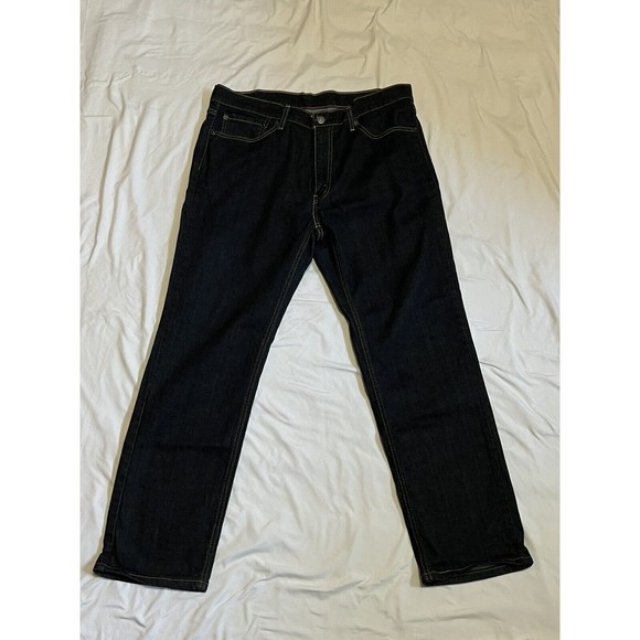 Men's Levi's 541 Athletic Taper Stretch Dark Wash Blue Jeans W30 L30 - Picture 2 of 7